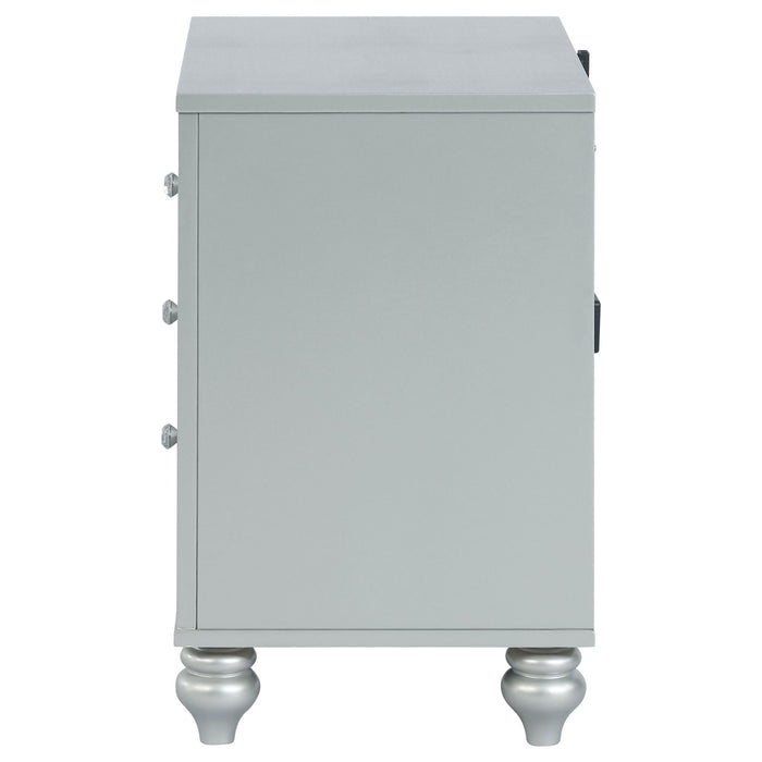 Menlo - 2 Drawer Nightstand - Gray