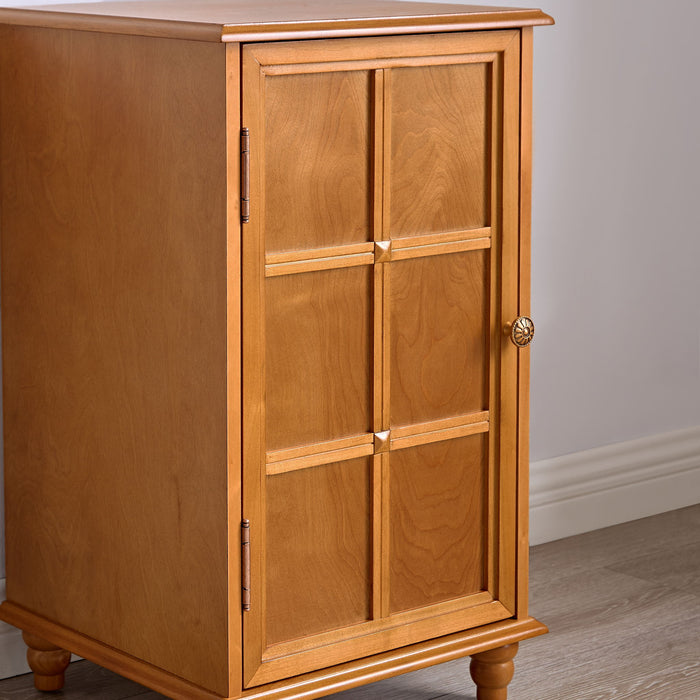 Floor Cabinet With Adjustable Shelf, Storage For Entryway