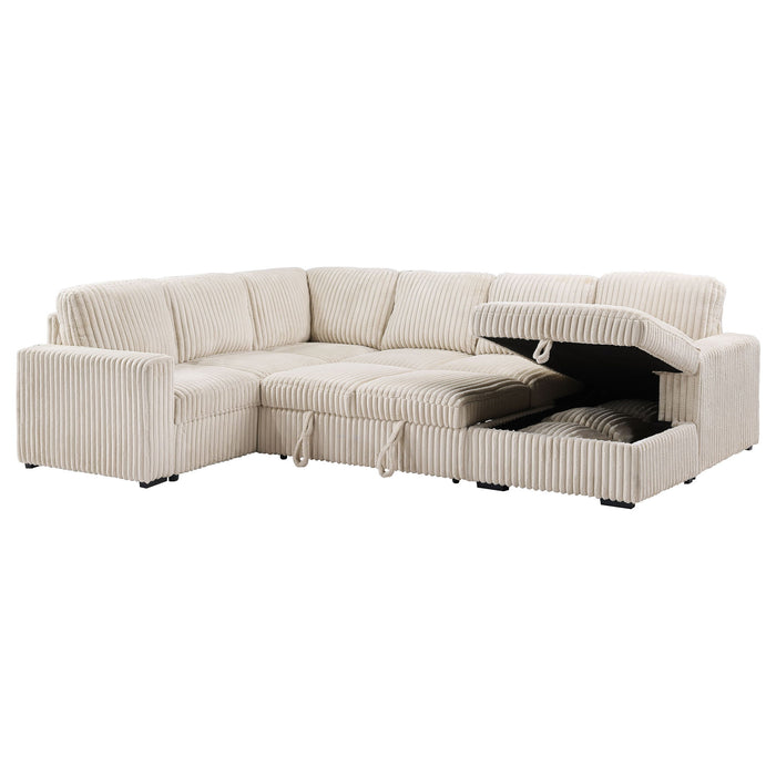 Thurston - Storage Sectional Sofa With Pop Up Bed