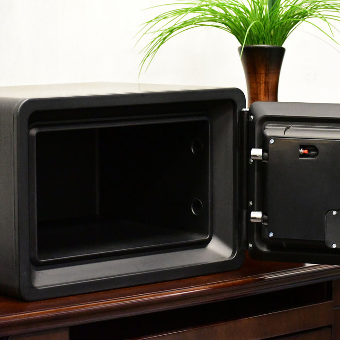 0.54 Cubic Ft Keypad Fireproof Security Safe - Black