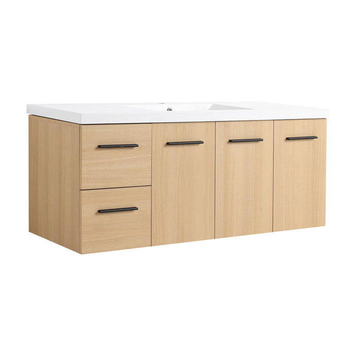 Floating Bathroom Vanity With Sink, Modular Cabinet