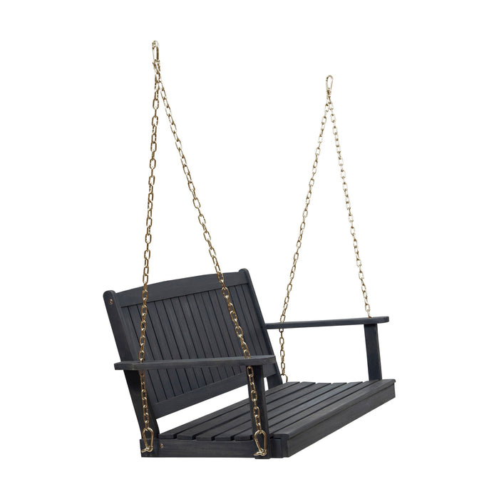 Tambora - Porch Swing Acacia Wood Slat Design