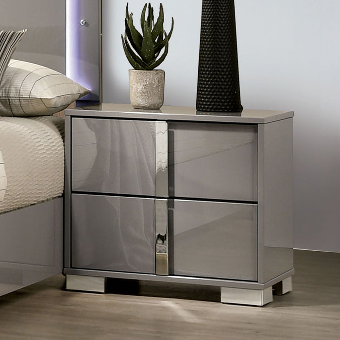 Nightstand With Vertical Handles