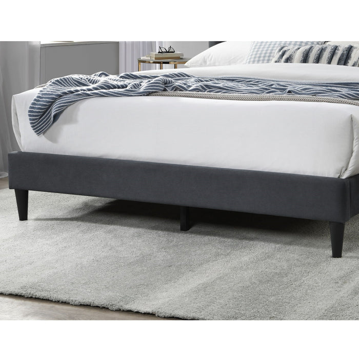 Bed Upholstered Box Design Headboard