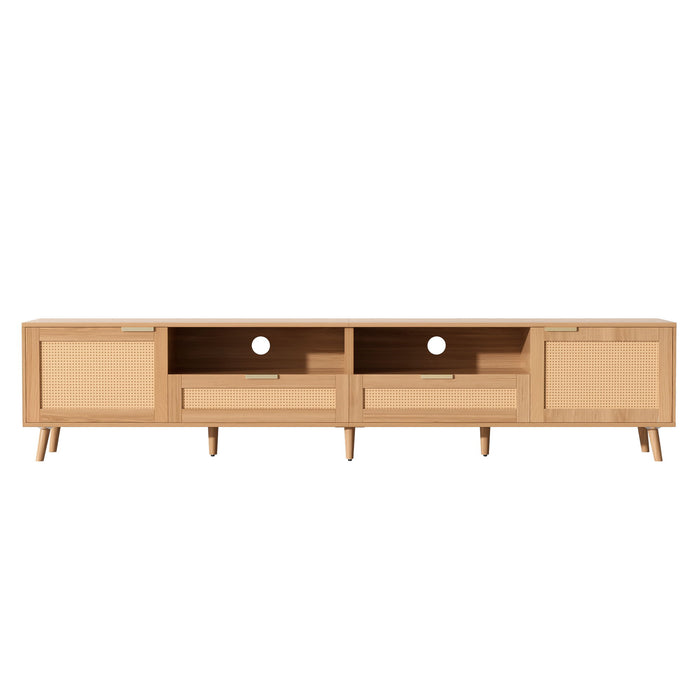 TV Stand, Media Console With Cable Management