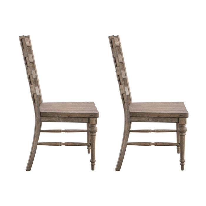 Ladderback Dining Chairs, (Set of 2) - Taupe