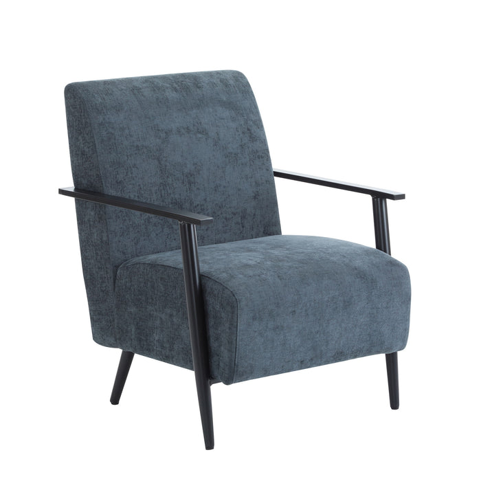Modern Lounge Chair With Polyester Upholstery