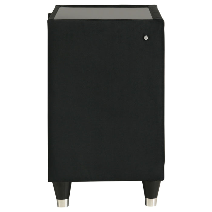 Mika - 2 Drawer LED Nightstand With USB