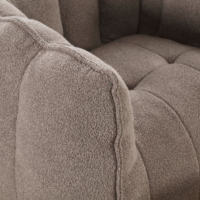 Soft Chenille Bean Bag Chair With High Resilient Foam