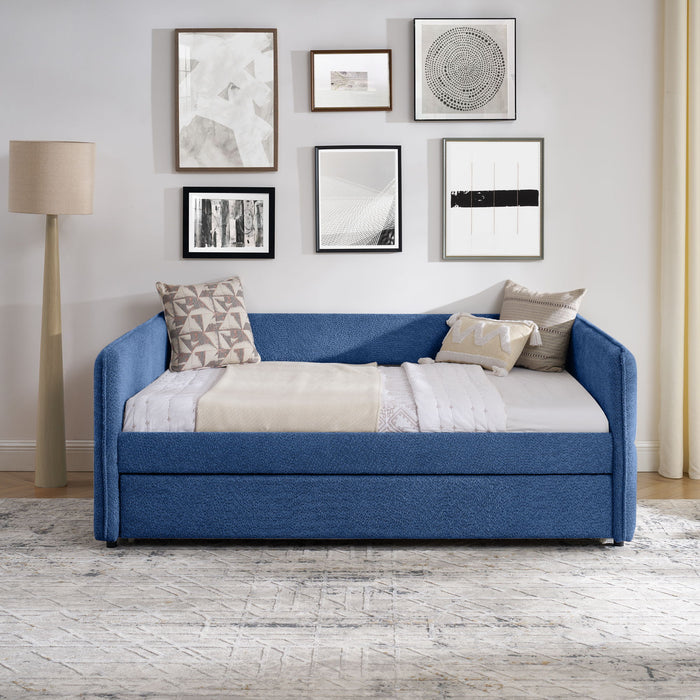 Upholstered Daybed With Pop Up Trundle