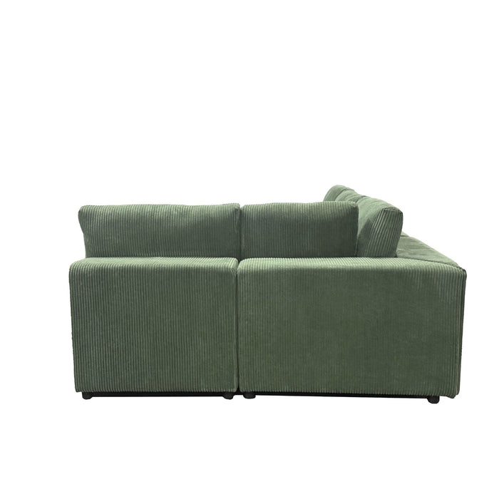 Reversible Modular Sectional Sofa With Custom Configuration