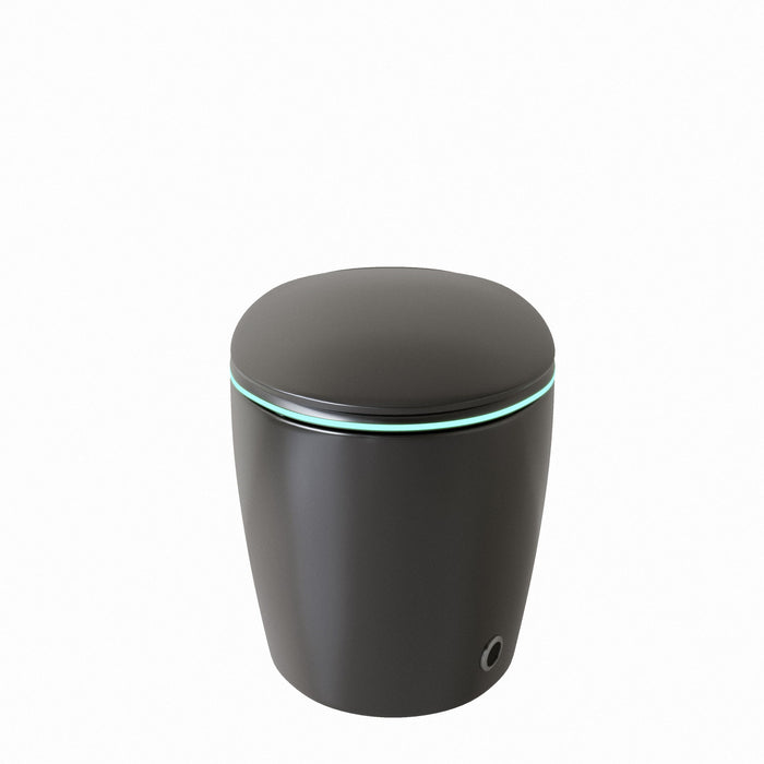 Unique Smart Toile With Built In Bidet, Auto Open / Close Seat, Foot Sensor, LED Display, Night Light, Warm Water & Dryer Ceramic