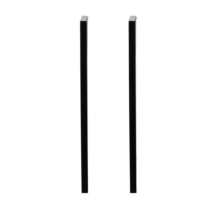 Modern Abstract Wall Art, Square Framed Wall Art (Set of 2) - Black