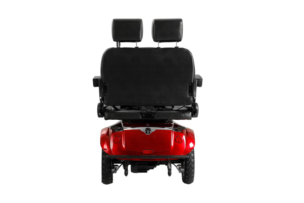 Electric Mobility Recreational Travel Scooter For Adults, Mobility Scooters, 4 Wheel Powered Mobility Scooters - Red