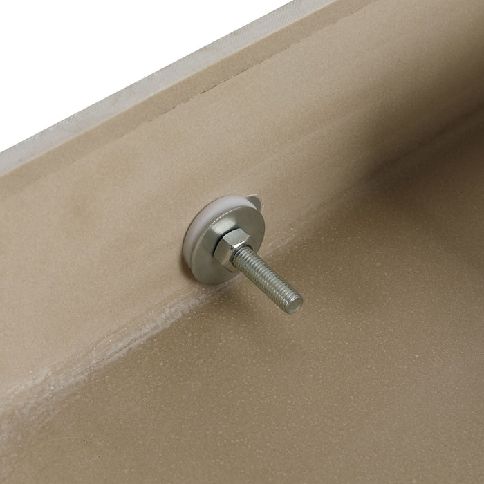 Modern Wall Mounted Bathroom Vanity With Resin Sink And Soft Close Drawer