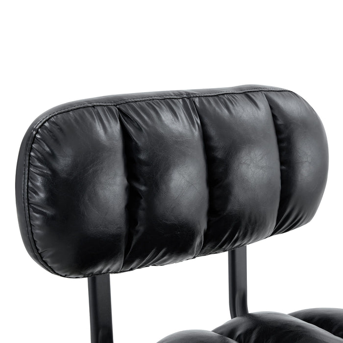 Adjustable Height Bar Stools & Footrest For Kitchen Island (Set of 2)