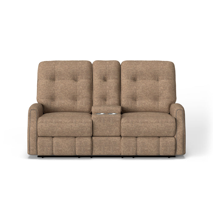 Devon - Reclining Loveseat, Nailhead Trim