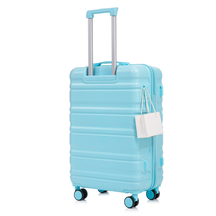 Tourist 3 Piece Luggage Set, Combination Lock, Durable Hard Shell With 360° Silent Wheels