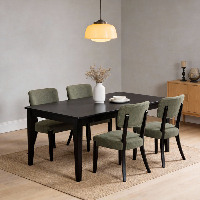 Contemporary Armless Dining Chairs (Set of 2)