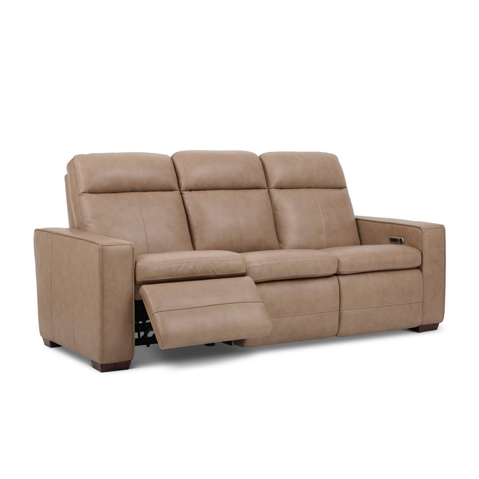 Dutch - Power Reclining Sofa With Console, Power Headrest, & Lumbar