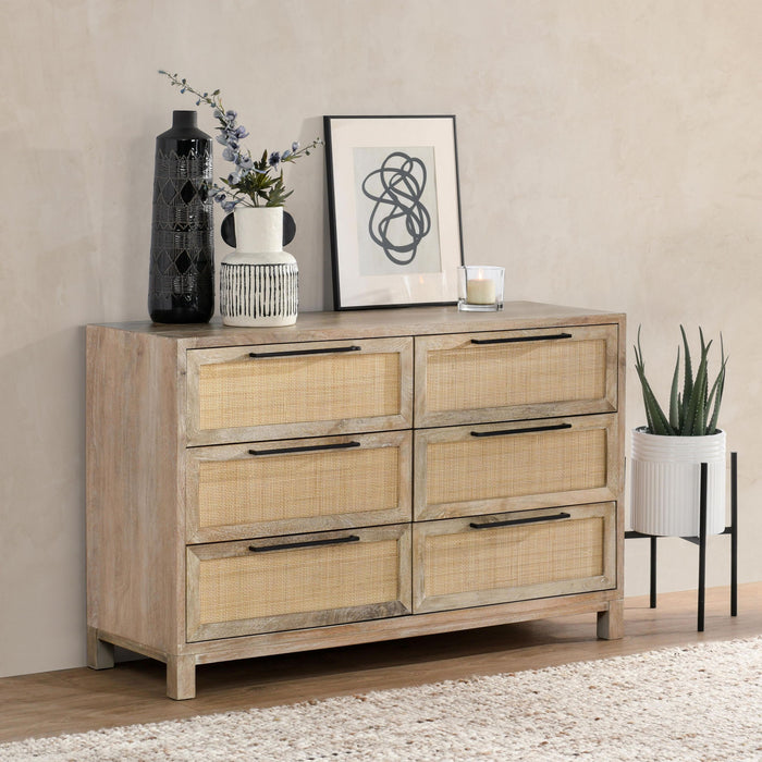 Jensen - 6 Drawer Dresser - Meadow Taupe