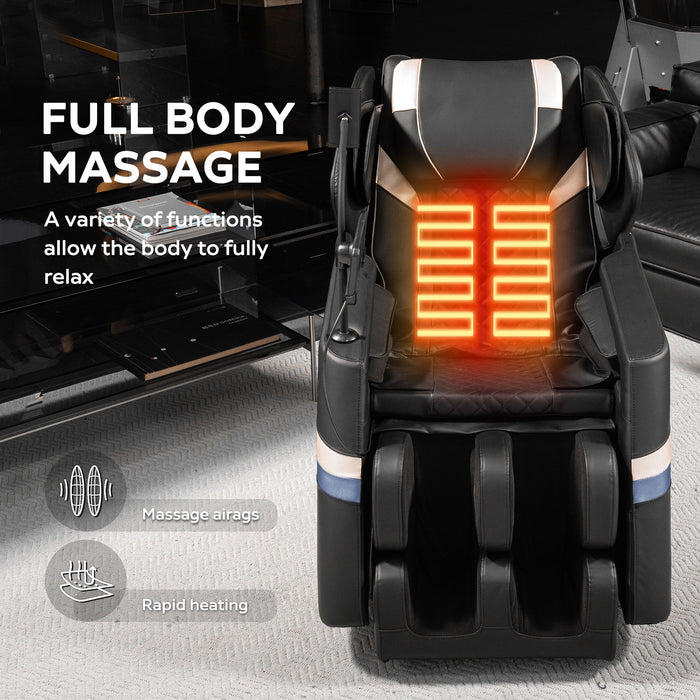 Massage Chair Recliner & Zero Gravity & Full Body Air Pressure - Black