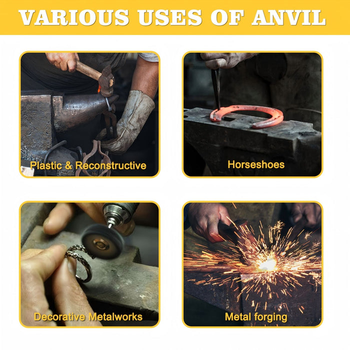 Multi Angle Anvil With Round And Square Holes
