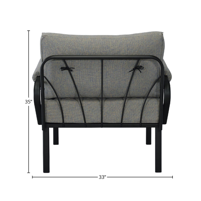 Rajni - Patio Set (1 Armed Chair, 1 Ottoman)