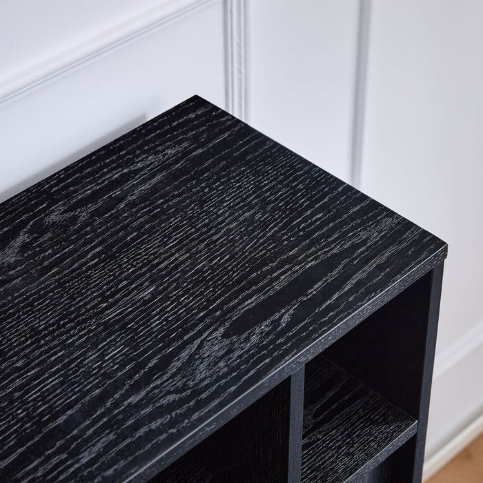 Fluted Sideboard Buffet Cabinet With 2 Doors And Adjustable Shelf, Storage Cabinet For Entryway