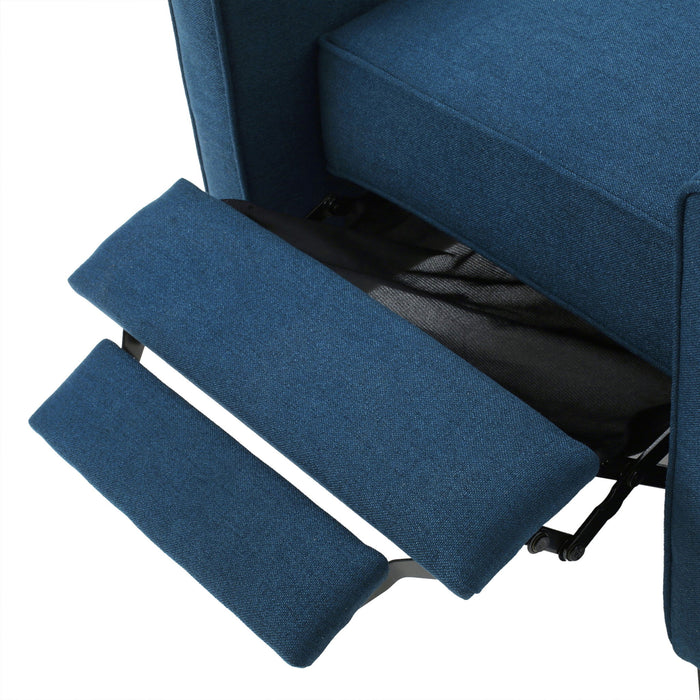 Upholstered Push Back Recliner Chair For Living Room