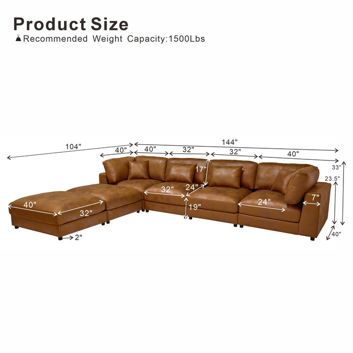 Modular Sectional With Removable Cushions