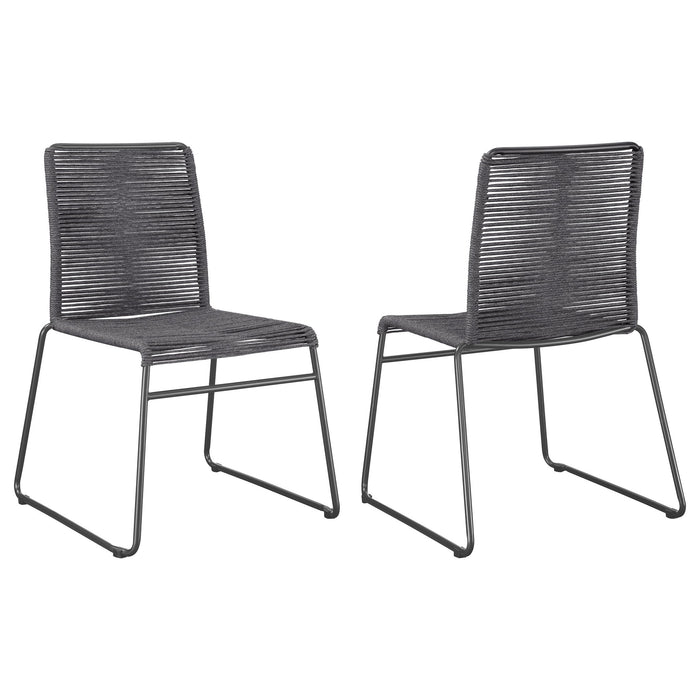 Jerome - Stackable Side Chair (Set of 2) - Charcoal