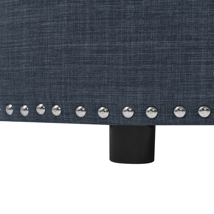 Tufted Storage Ottoman With Upholstery