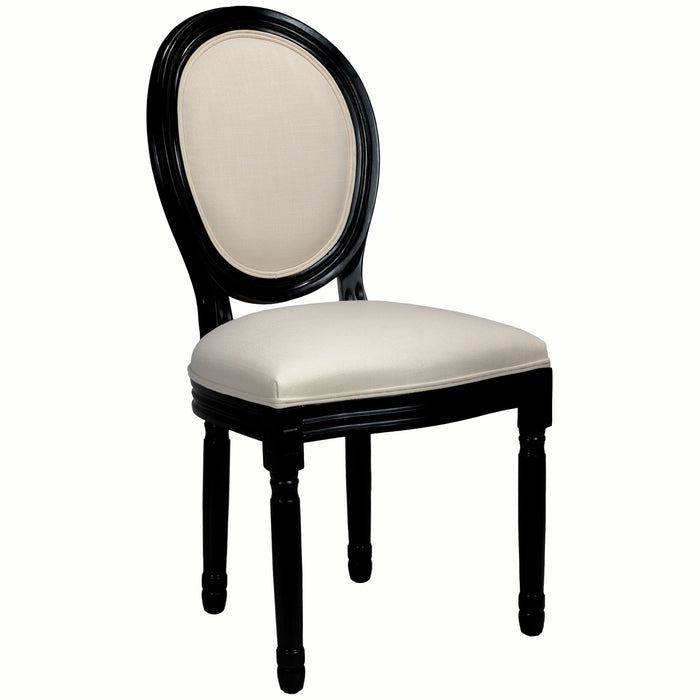 Upholstered & Round Back Dining Chairs (Set of 2)