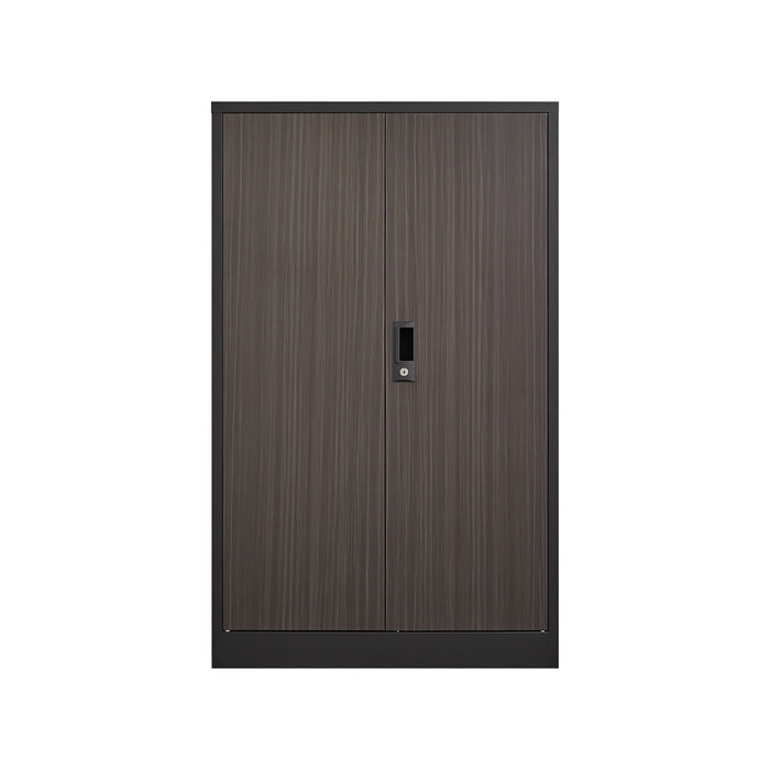 Metal Storage Cabinet With Locking Doors And Adjustable Shelf, Folding Filing Storage Cabinet, Folding Storage Locker Cabinet For Home Office, School, Garage