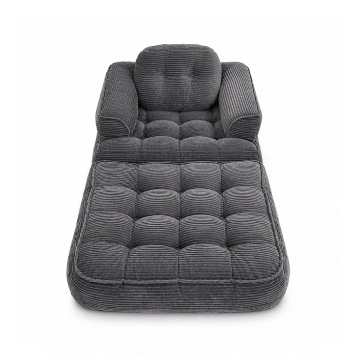 Convertible 2 In 1 Armrest Sofa For Bedroom