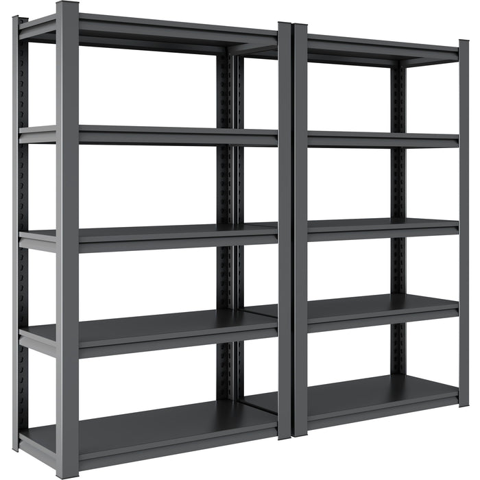 Industrial Heavy Duty Metal Garage Shelving Unit, Adjustable Storage Rack