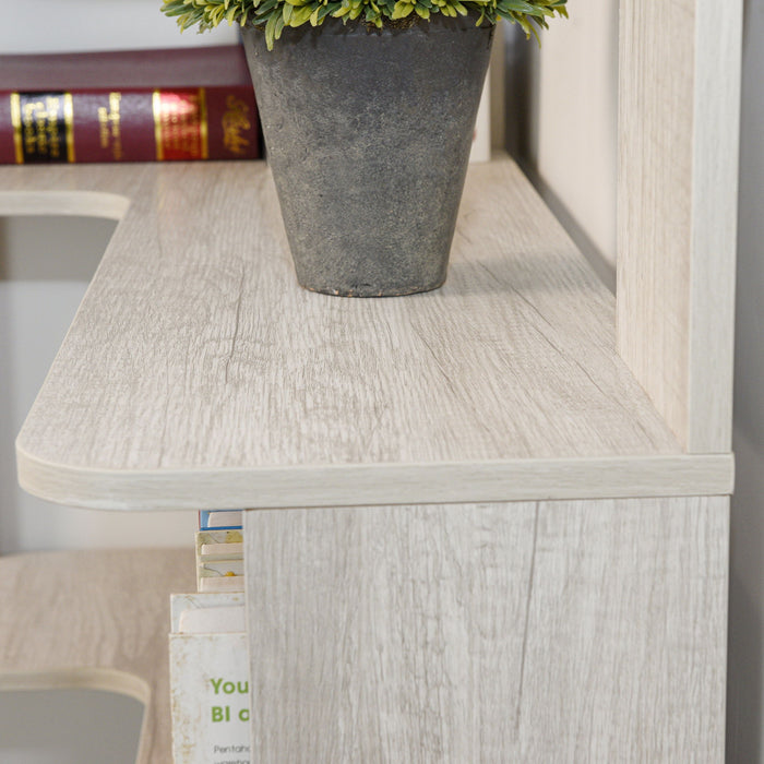 L-Shaped Corner Bookshelf