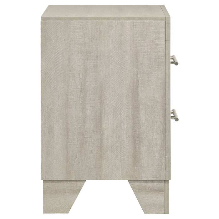 Strout - 2 Drawer Nightstand - Cream