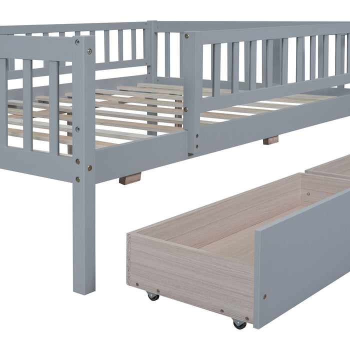 Multifunctional Wooden Daybed Bed