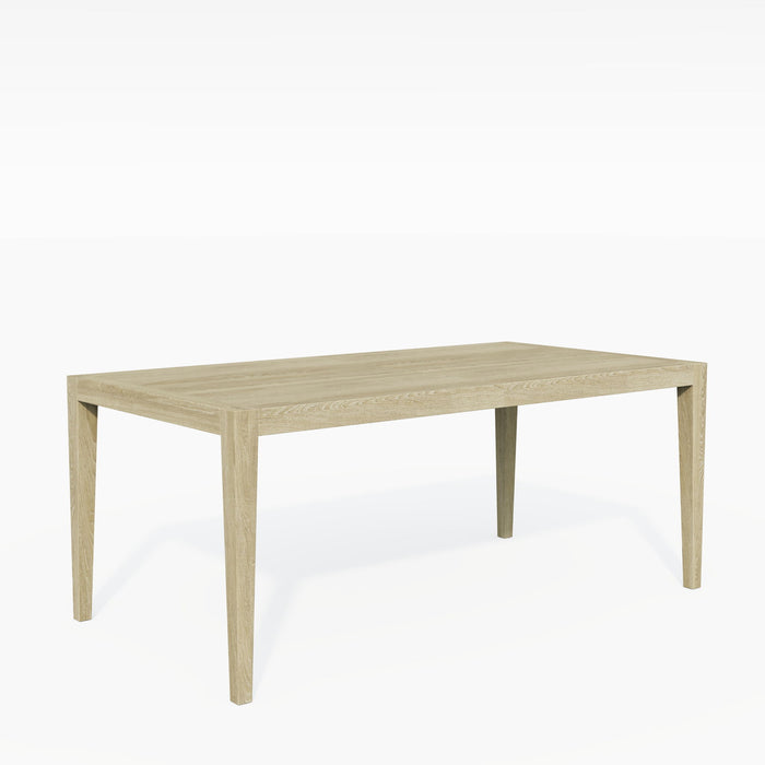 Adeline - Rectangular Dining Table With Leaves - Natural Wood Wash