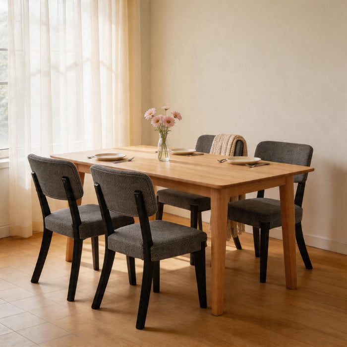 Contemporary Armless Dining Chairs (Set of 2)