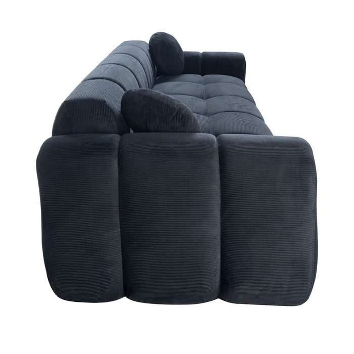 Extra Large Compression Sofa, Cloud Puff Couch For Living Room