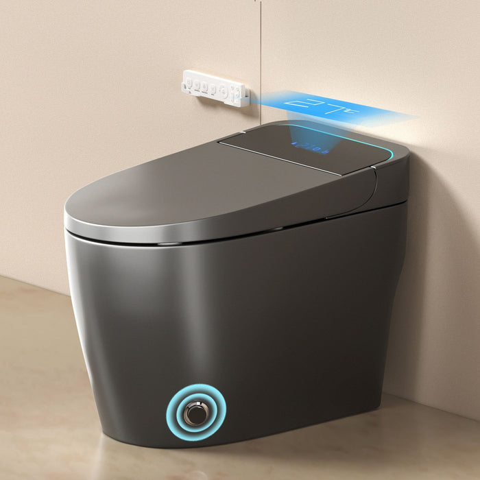 Smart Bidet Toilet With Auto Open / Close Seat