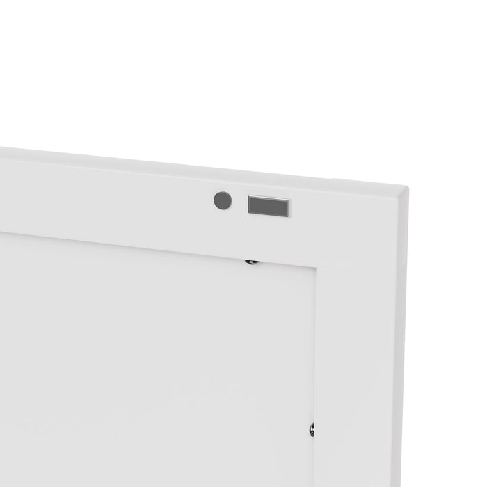 Tall Narrow Bathroom Cabinet With 5-Tier Storage, Adjustable Shelves, Freestanding - White