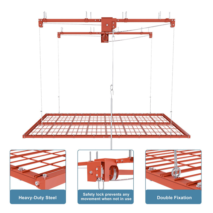 Overhead Garage Storage Rack