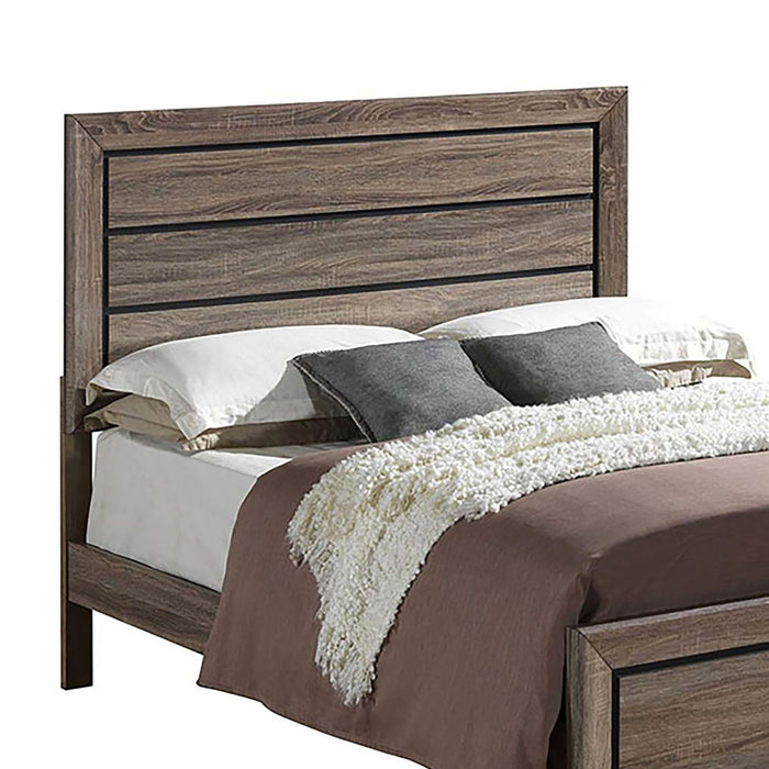 Oatfield - Queen Panel Bed - Brown