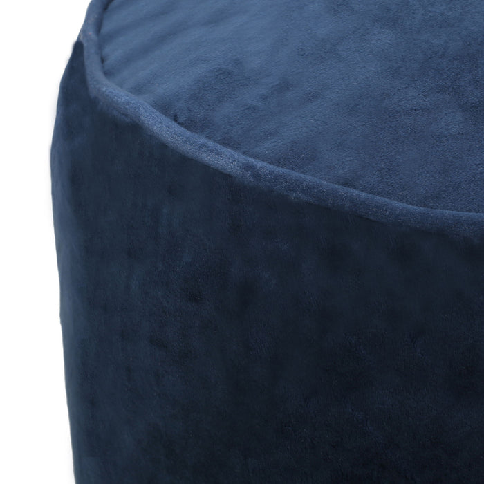 Shimon - Cylinder Pouf Ottoman Floor Cushion