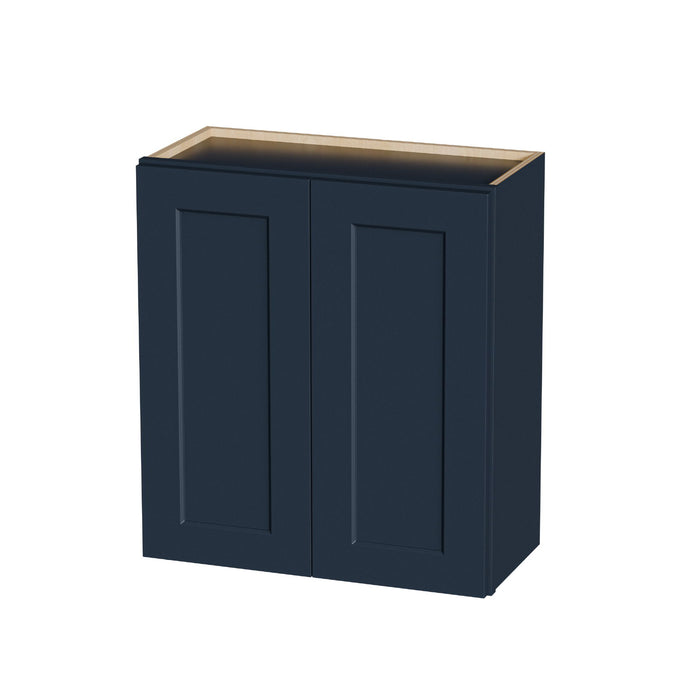 Shaker Wall Cabinet With Soft Close Hinges, Adjustable Shelves, Double Door