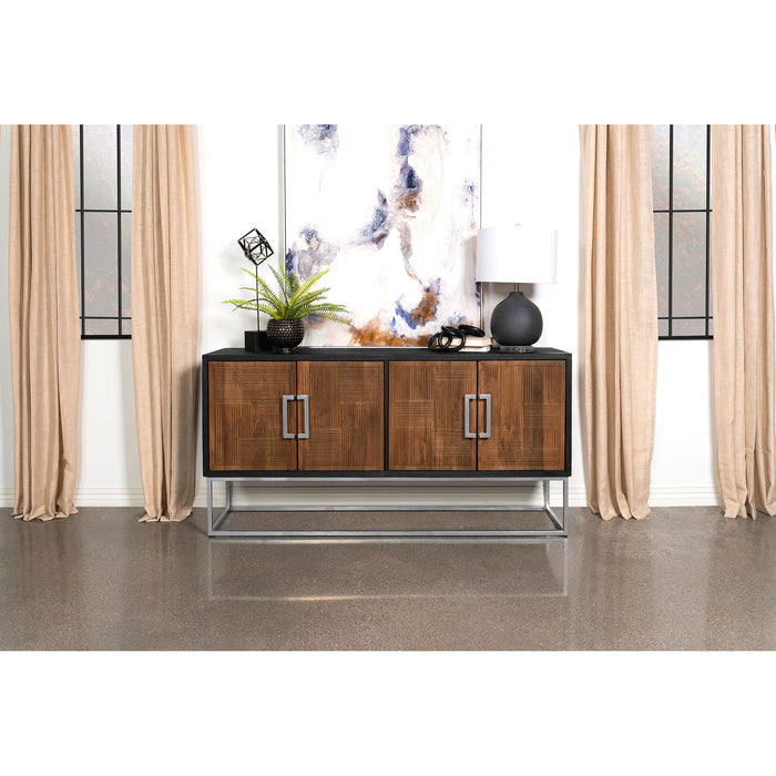 Washoe - 4 Door Accent Cabinet - Walnut